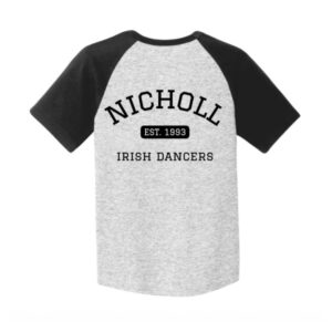 Raglan Tee - Black Sleeves