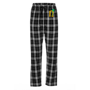 Embroidered Flannel Pants